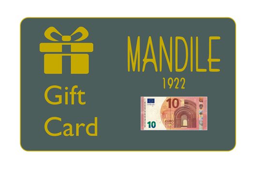 Gift Card Mandile 1922 GIFT 10 MAN - GIFT 10 MAN